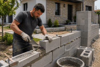 Travaux de maçonnerie extérieure à Saint-Quentin